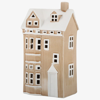 Ljuslykta Hus Chamonix Puder Chic Antique Lyktor Endless Light Ljuslyktor