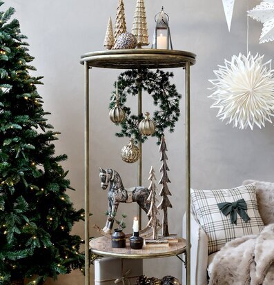 Bild av juldekorationer i harmonisk och inspirerande miljö