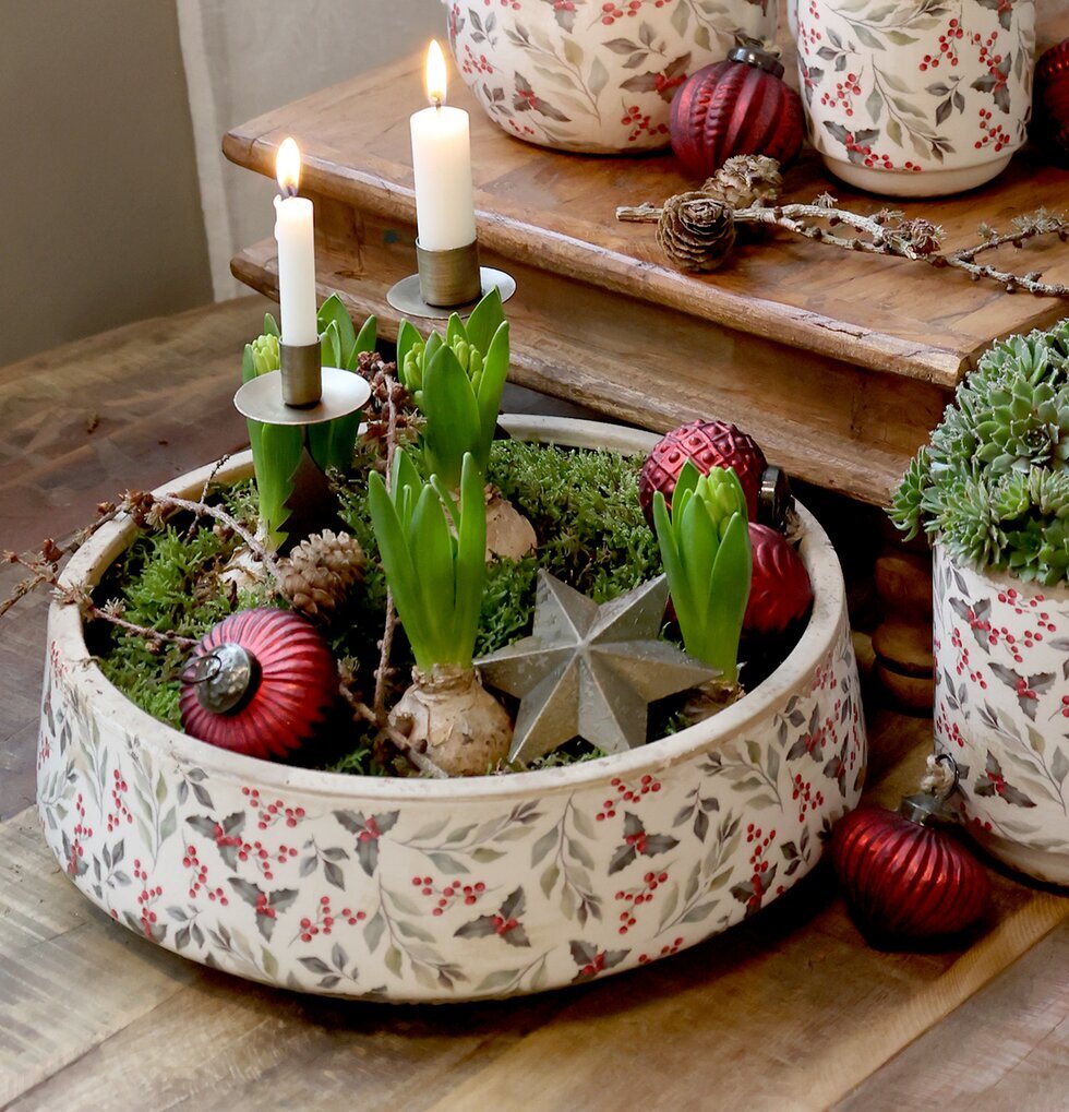 Planteringsfat Rönnbär Chic Antique Krukor Örtkrukor Glaskrukor