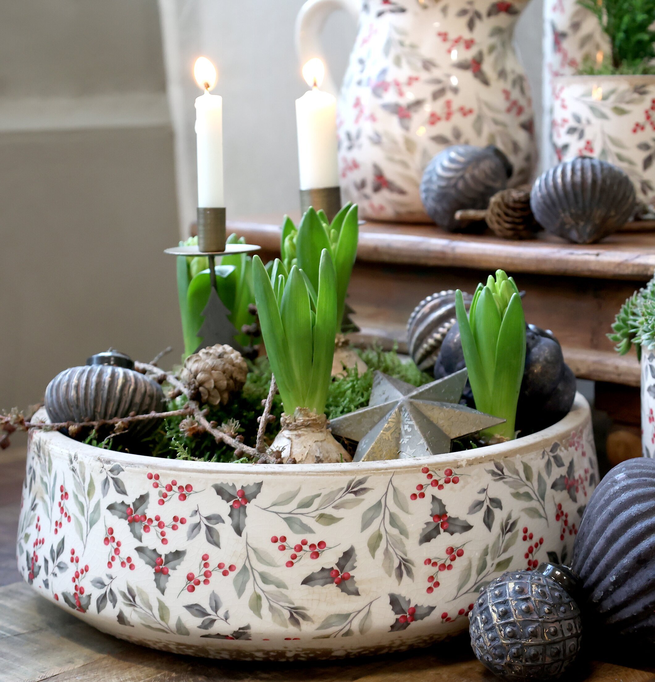 Planteringsfat Rönnbär Planteringskruka Chic Antique Krukor Örtkrukor Glaskrukor