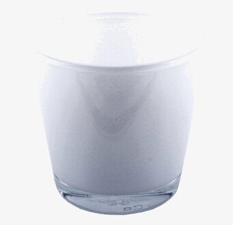 Bild av elegant och funktionell vit ljuslykta i hemmet