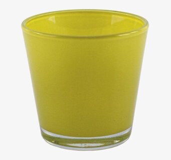 Foto av limegrön ljuslykta med modern och fräsch design