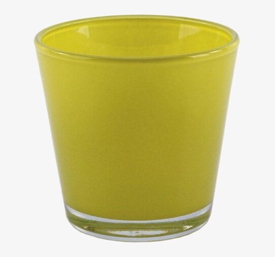 Foto av limegrön ljuslykta med modern och fräsch design