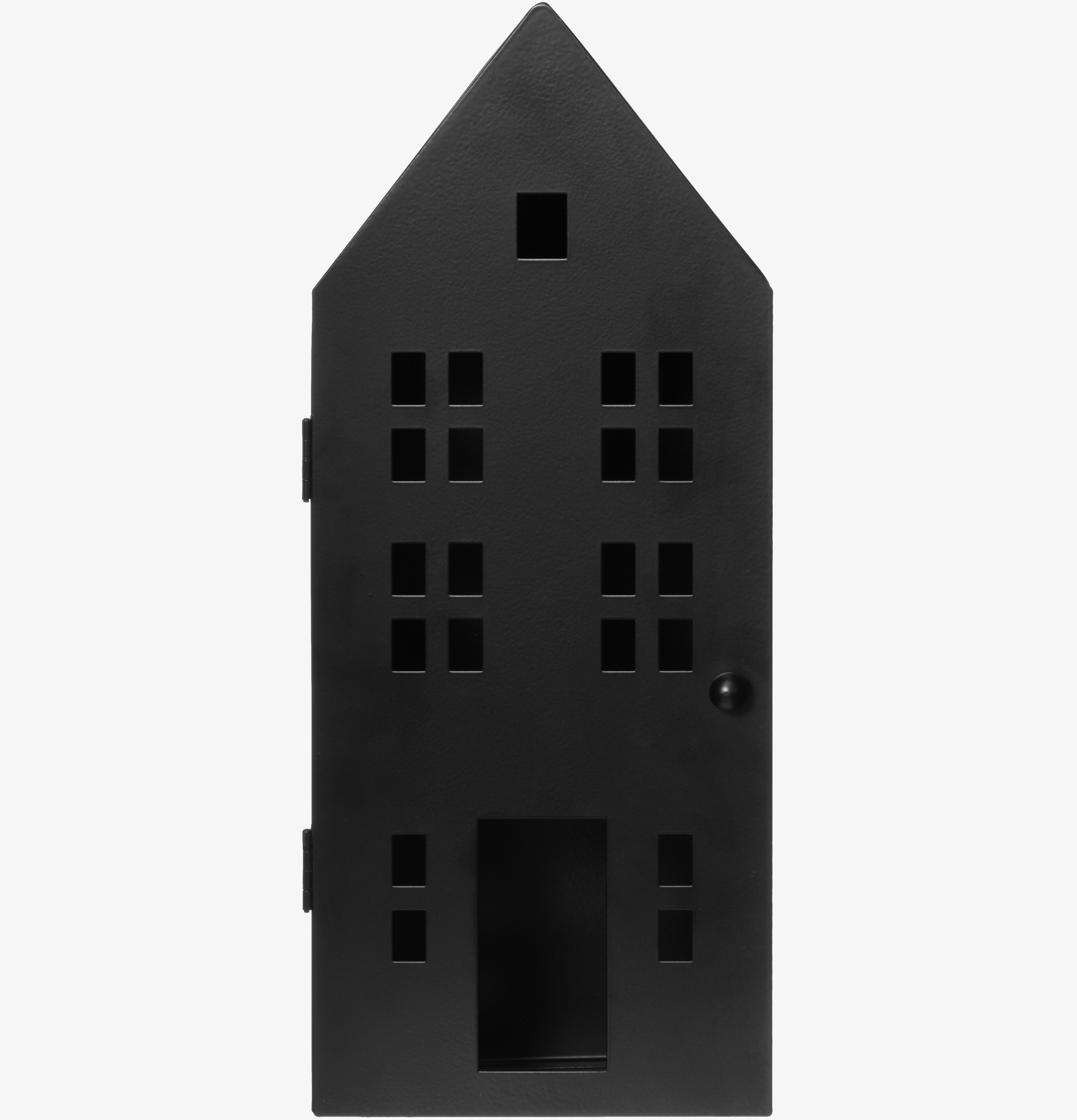 Nyckelskåp Hus Svart 4Living Nyckelförvaring Nyckelhängare