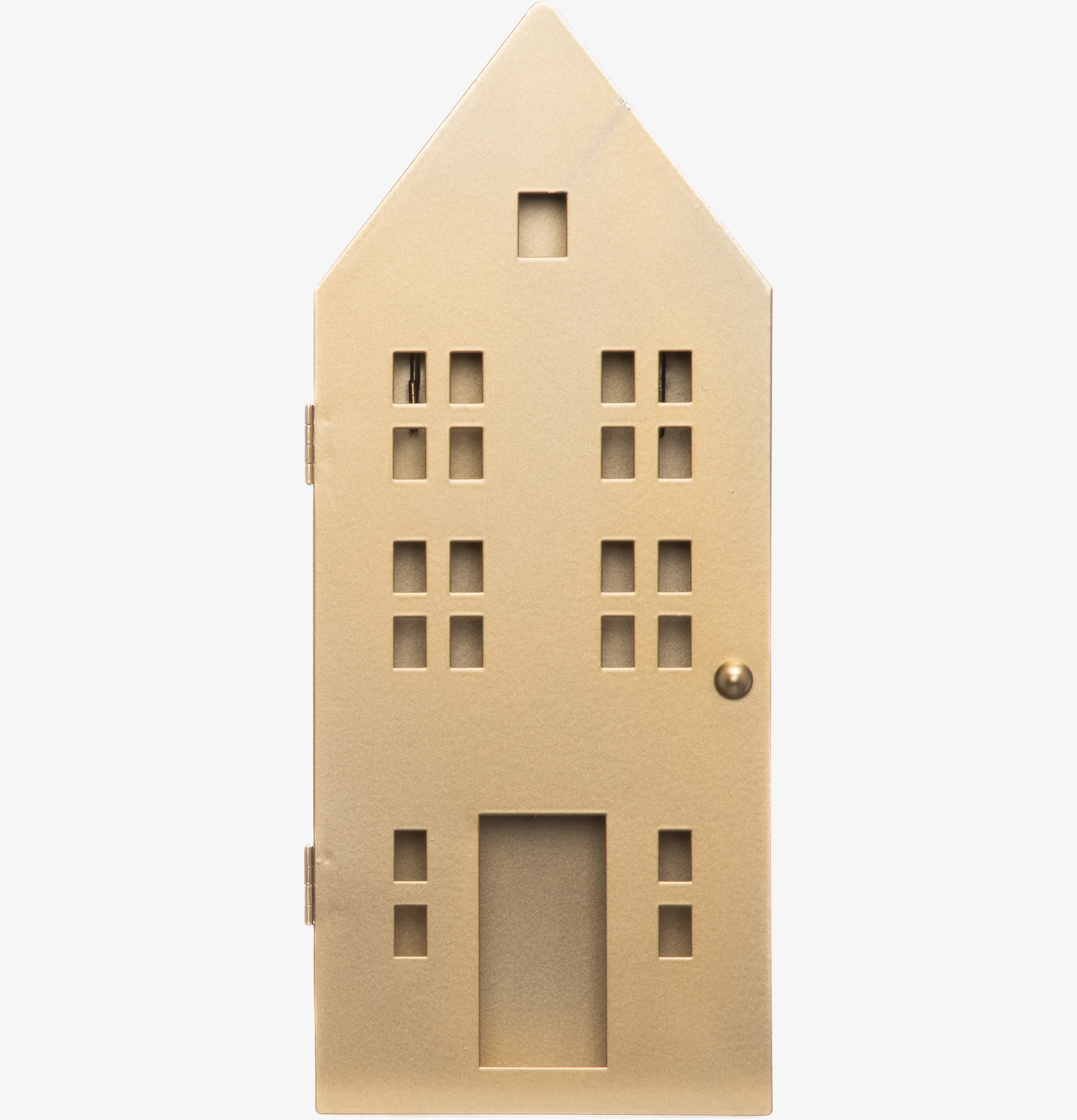 Nyckelskåp Hus Guld 4Living Nyckelförvaring Nyckelhängare