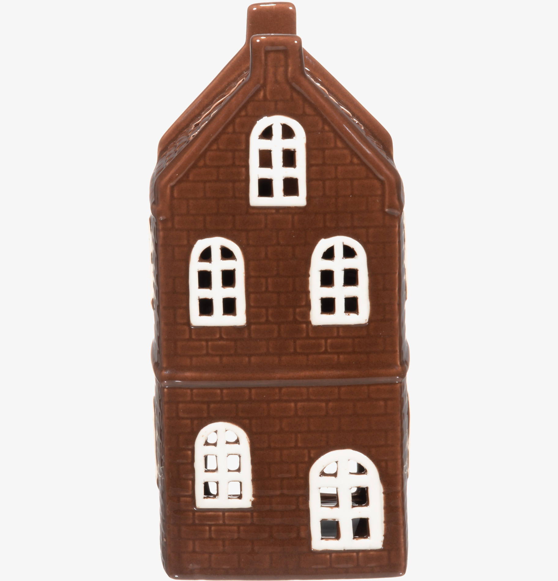 Ljuslykta Hus Brun 4Living Lyktor Endless Light Ljuslyktor