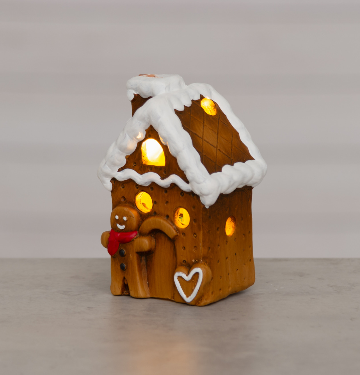 Hus LED Med Pepparkaksgubbe 4Living Övrig prydnad/dekoration för inredning innemiljö