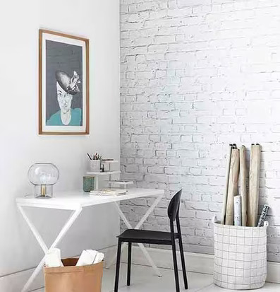 Bild av stilrent hemmakontor med minimalistisk design