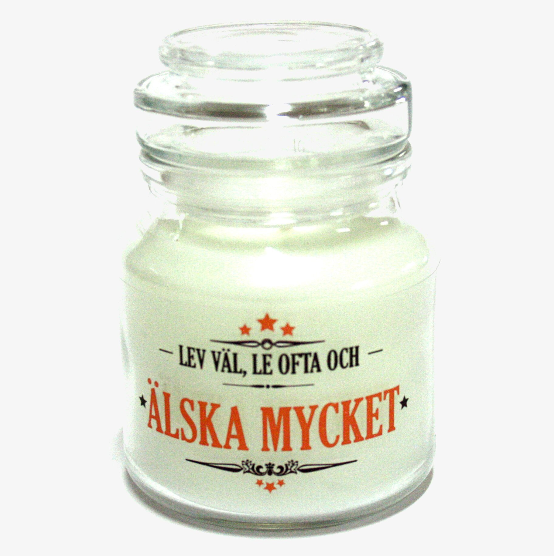 Ljus - Lev Väl, Le Ofta från Red Lable i glasburk