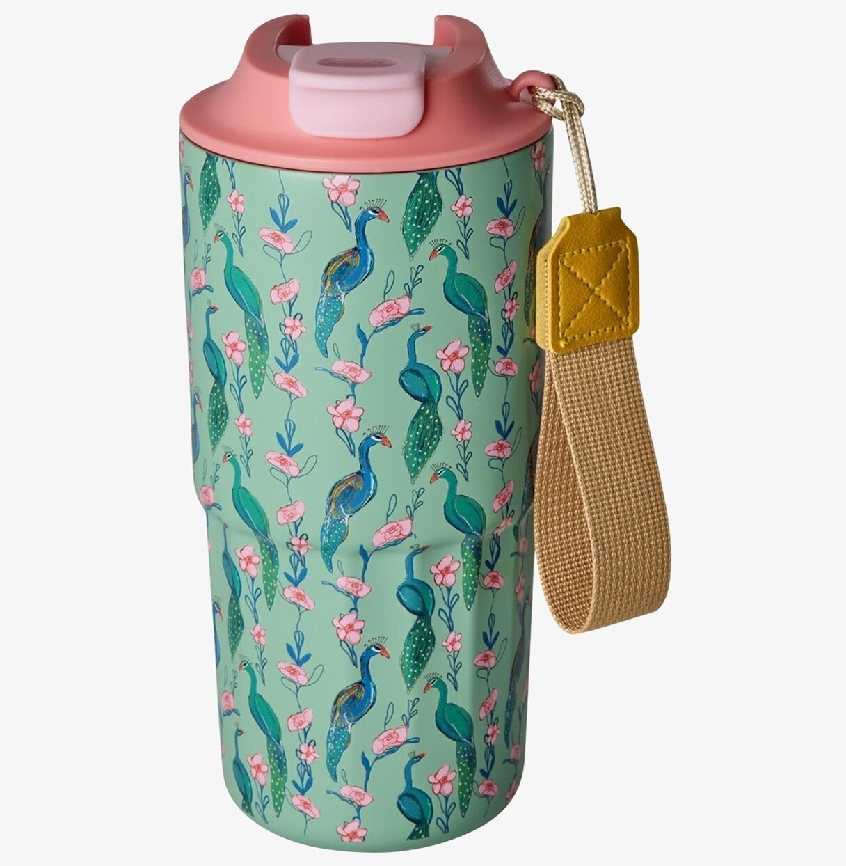 Thermokopp Peacock Power Print Rice Muggar to-go/togo/to go/termomuggar med lock