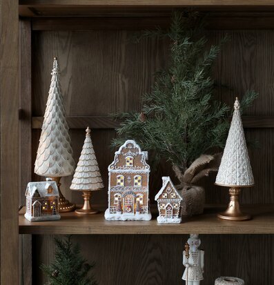 Noël Pepparkakshus Led Mocca Chic Antique Övrig prydnad/dekoration för inredning innemiljö