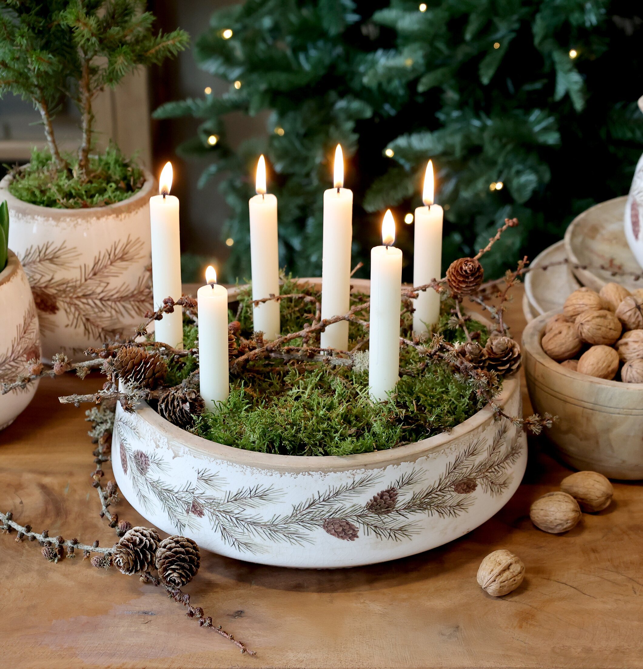 Planteringskruka Tallkvist Creme Chic Antique Krukor Örtkrukor Glaskrukor