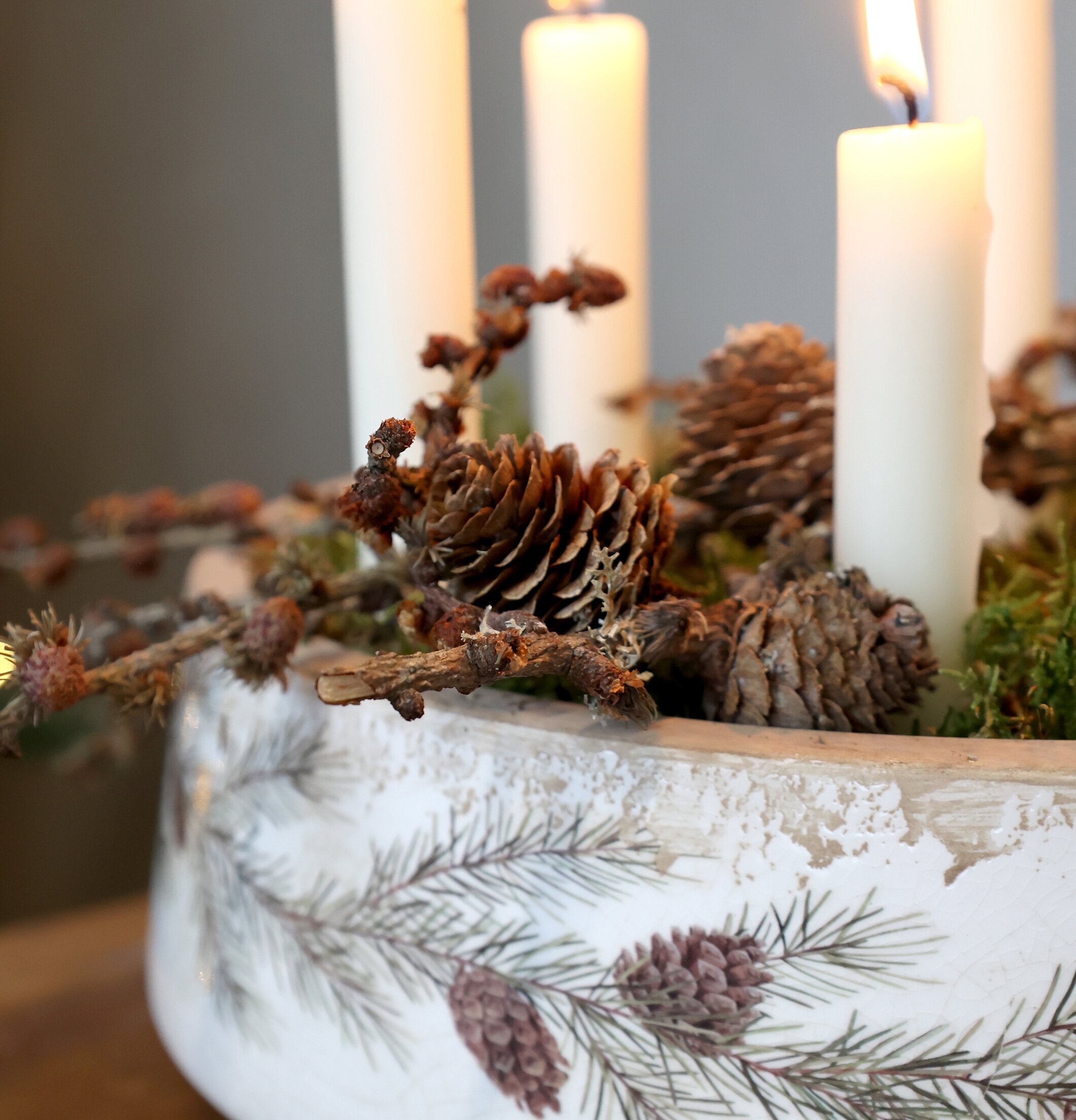 Planteringskruka Tallkvist Creme Chic Antique Krukor Örtkrukor Glaskrukor