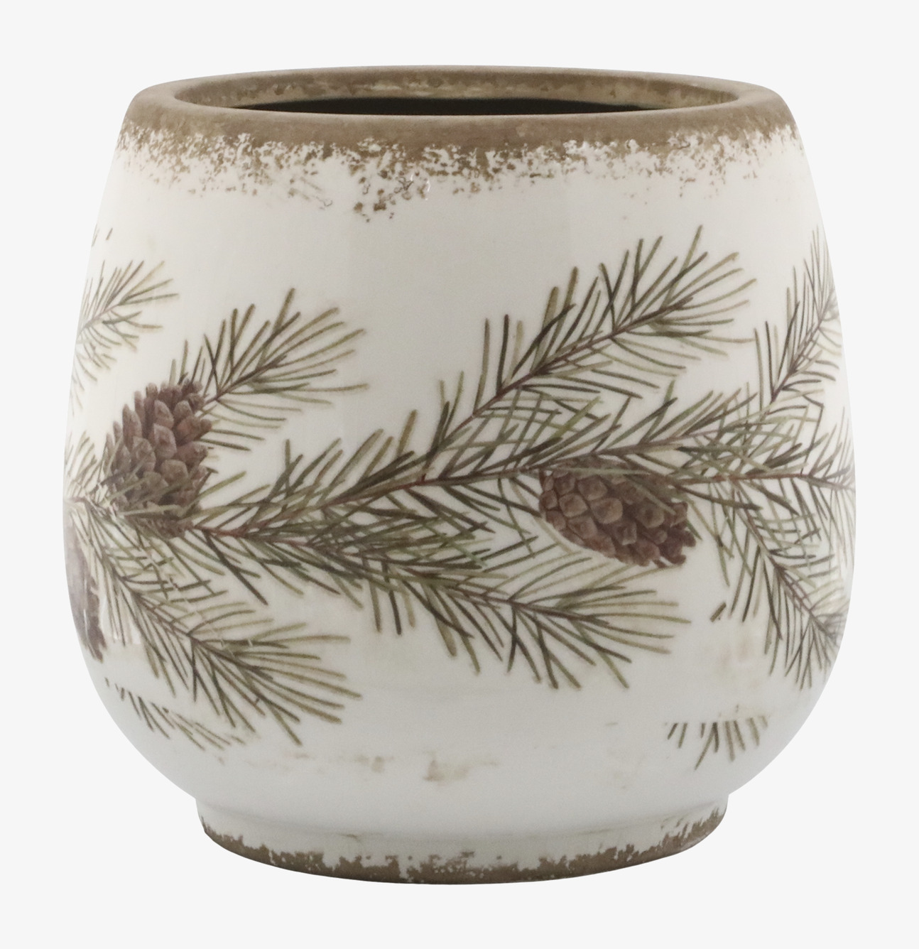 Planteringskruka Tallkvist Creme Chic Antique Krukor Örtkrukor Glaskrukor