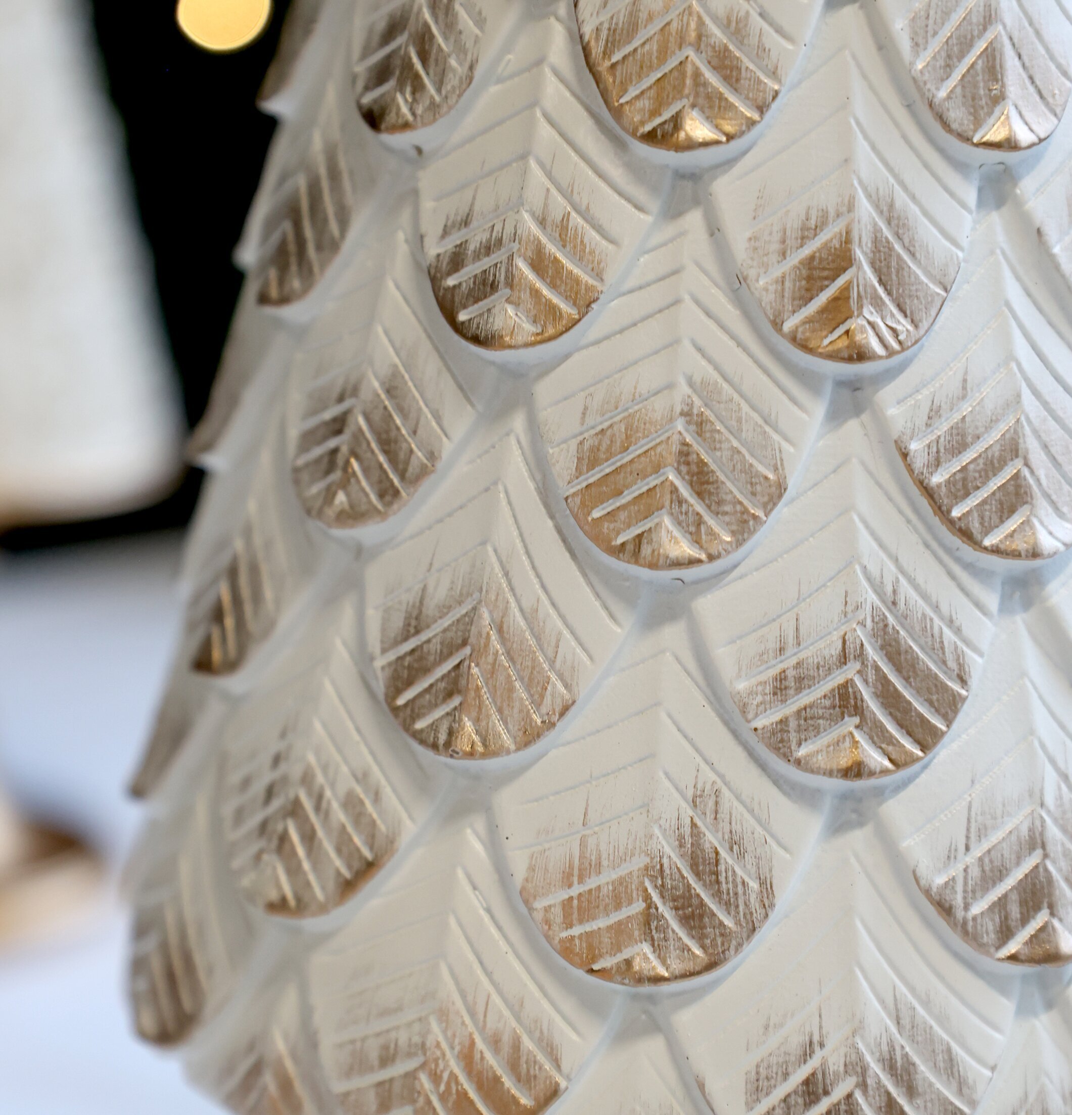 Noël Julgran Antik Creme Stor Chic Antique Övrig prydnad/dekoration för inredning innemiljö