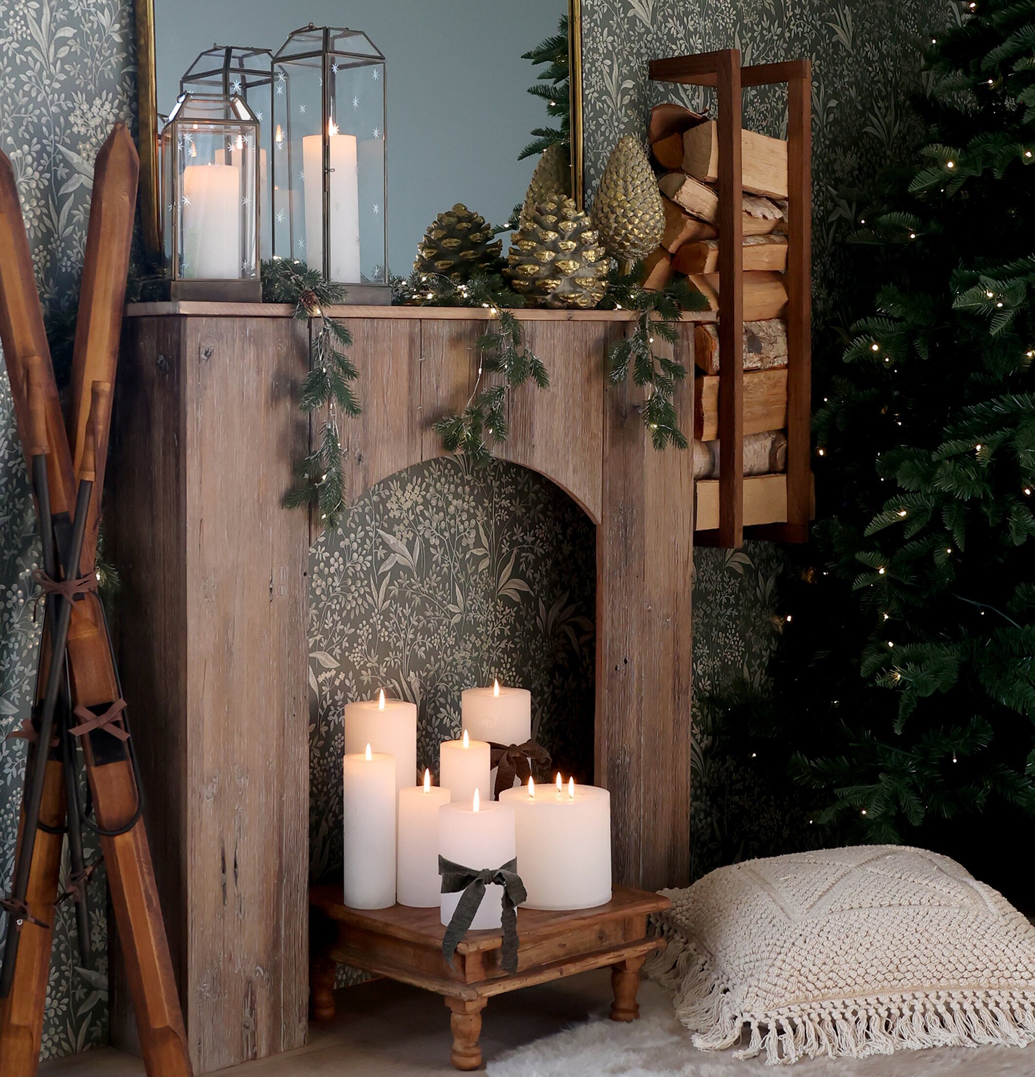 Öppen Spis Grimaud Natur Chic Antique Övrig prydnad/dekoration för inredning innemiljö