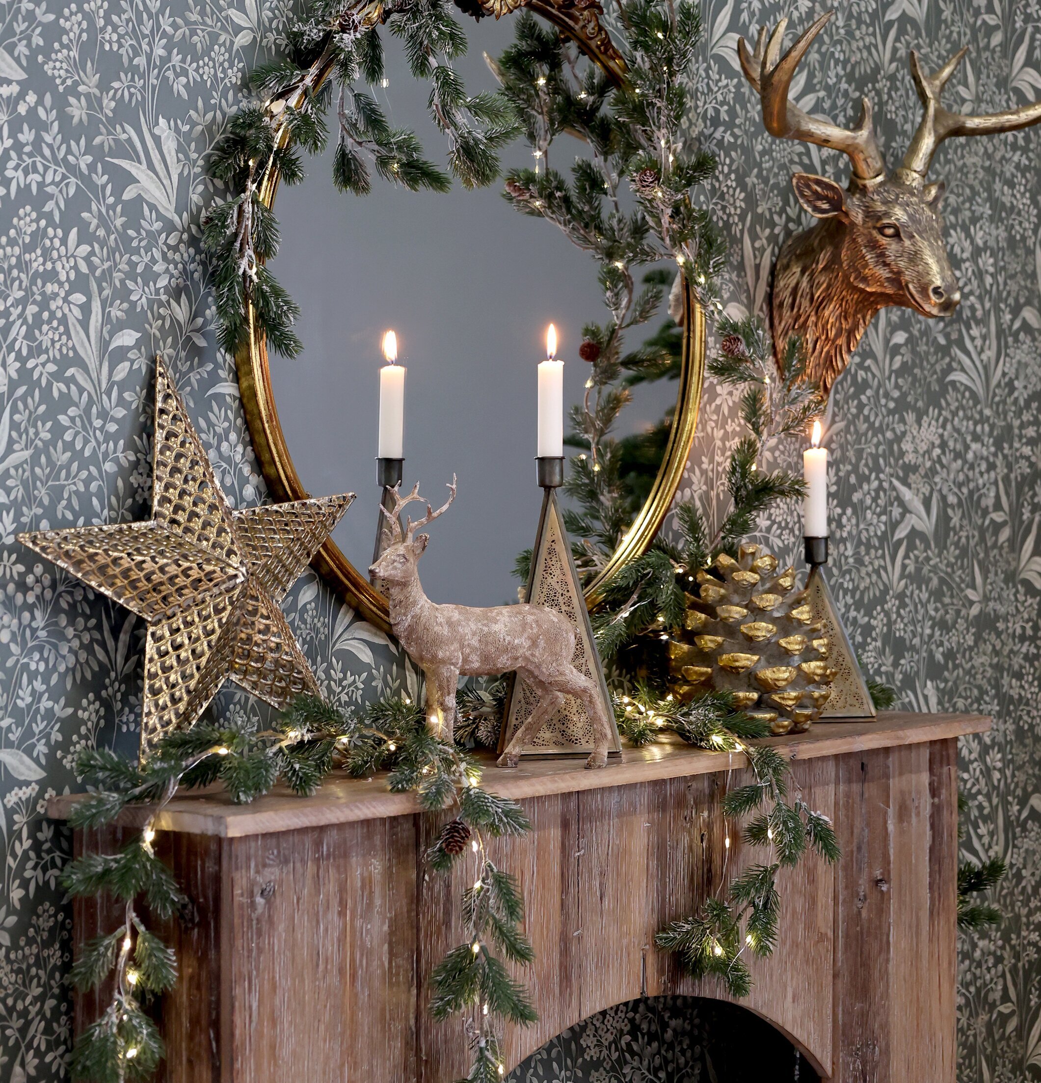 Öppen Spis Grimaud Natur Chic Antique Övrig prydnad/dekoration för inredning innemiljö