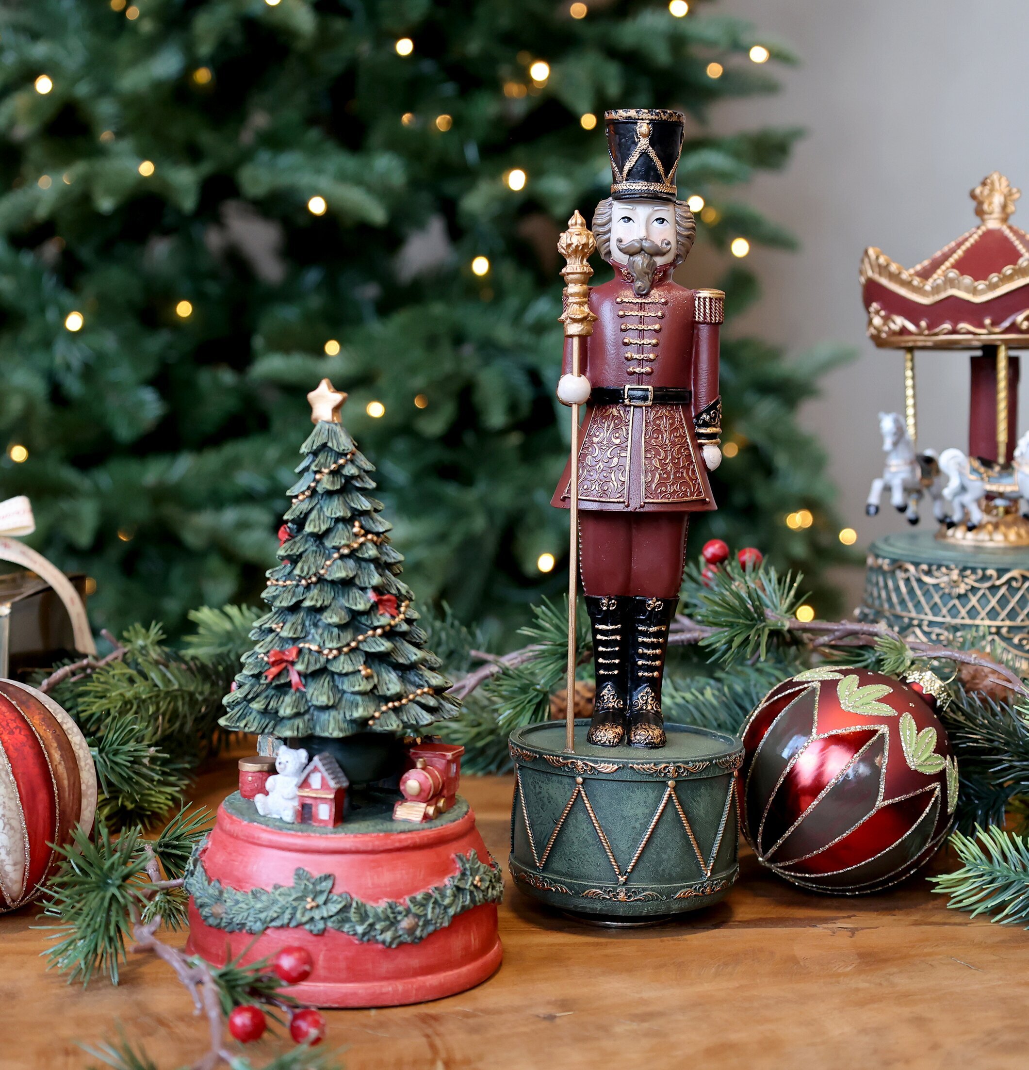 Speldosa Julgran Cherry Chic Antique Övrig prydnad/dekoration för inredning innemiljö