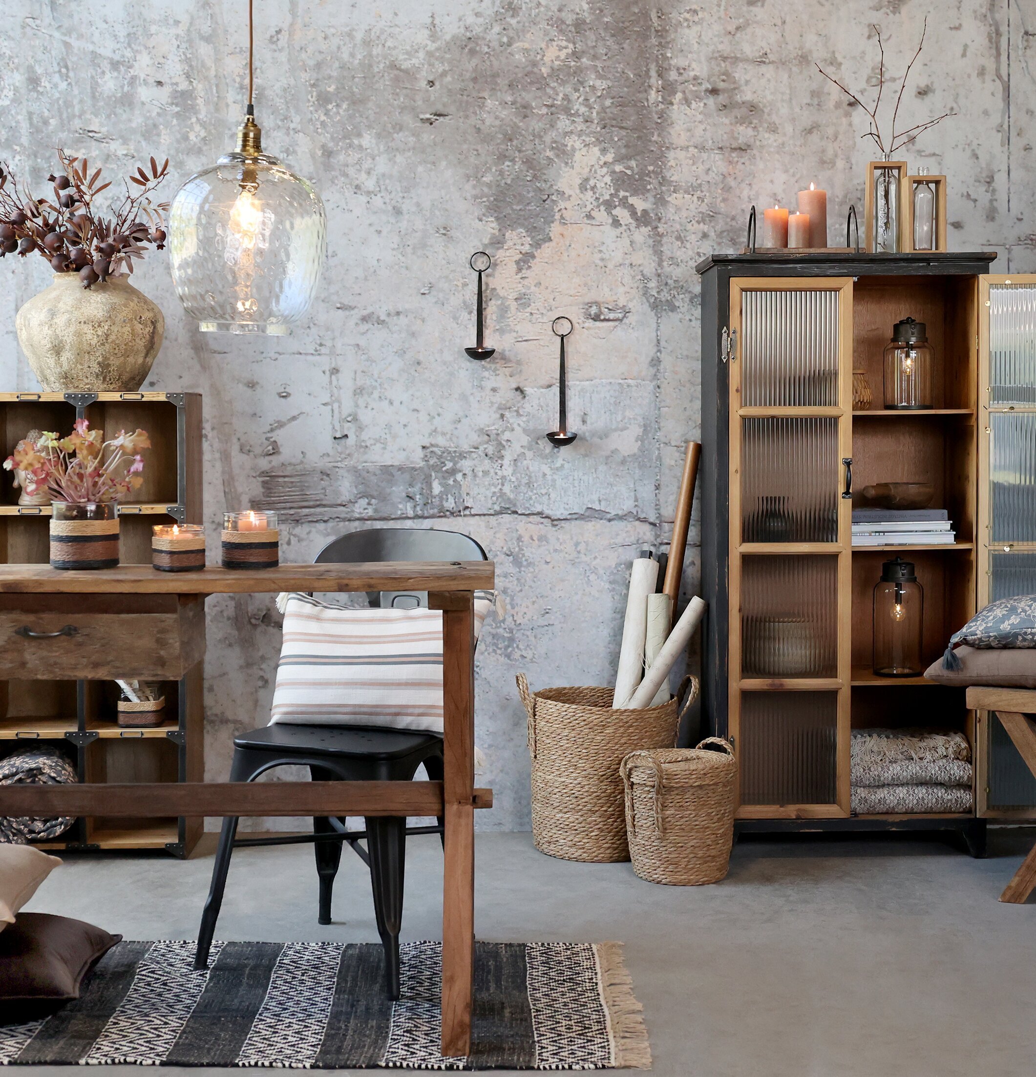 Ljusstake Antiksvart Chic Antique