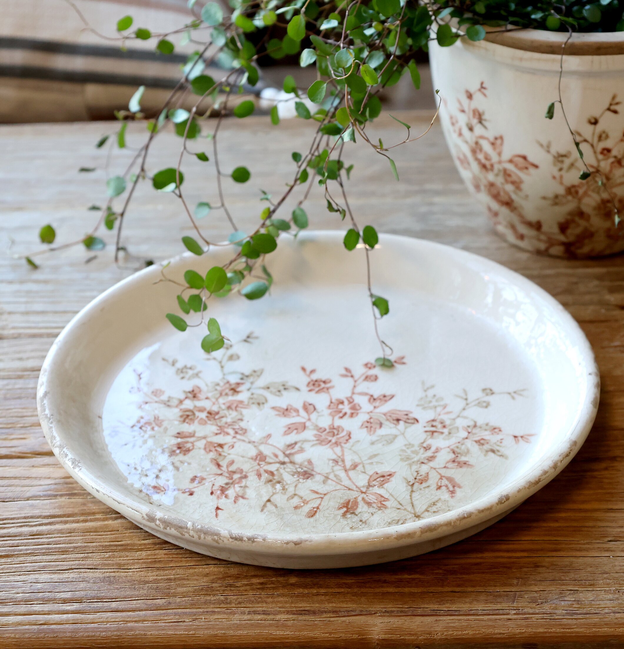 Fat Keramik Chaville Chic Antique för ljus, lyktor, växter och krukor