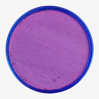 Bild av lila ansiktsfärg med blå kant och matt finish