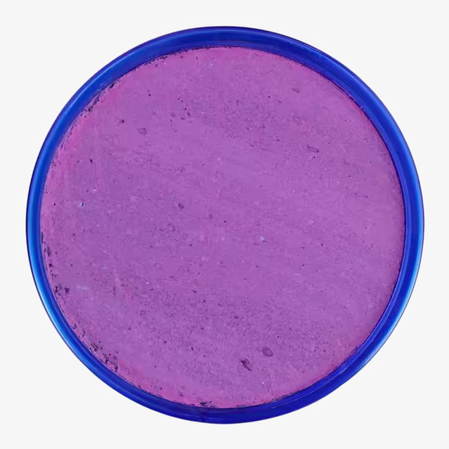 Ansiktsfärg Lila 18 ml från Snazaroo i genomskinlig burk