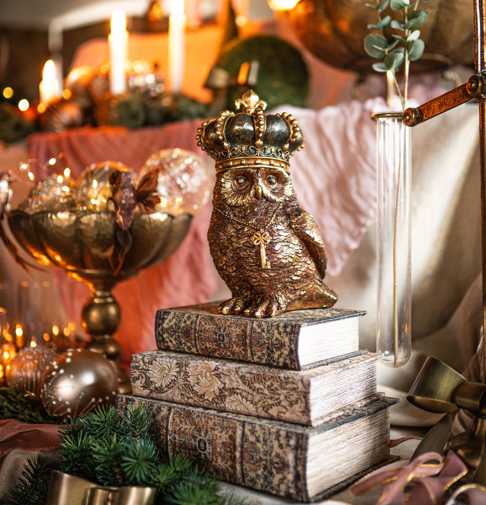 Dekoration Uggla Med Krona A Lot Decoration Övrig prydnad/dekoration för inredning innemiljö