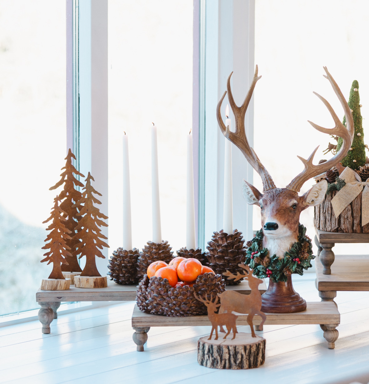 Piedestalbord Tyra Ljusbrun A Lot Decoration Övrig prydnad/dekoration för inredning innemiljö