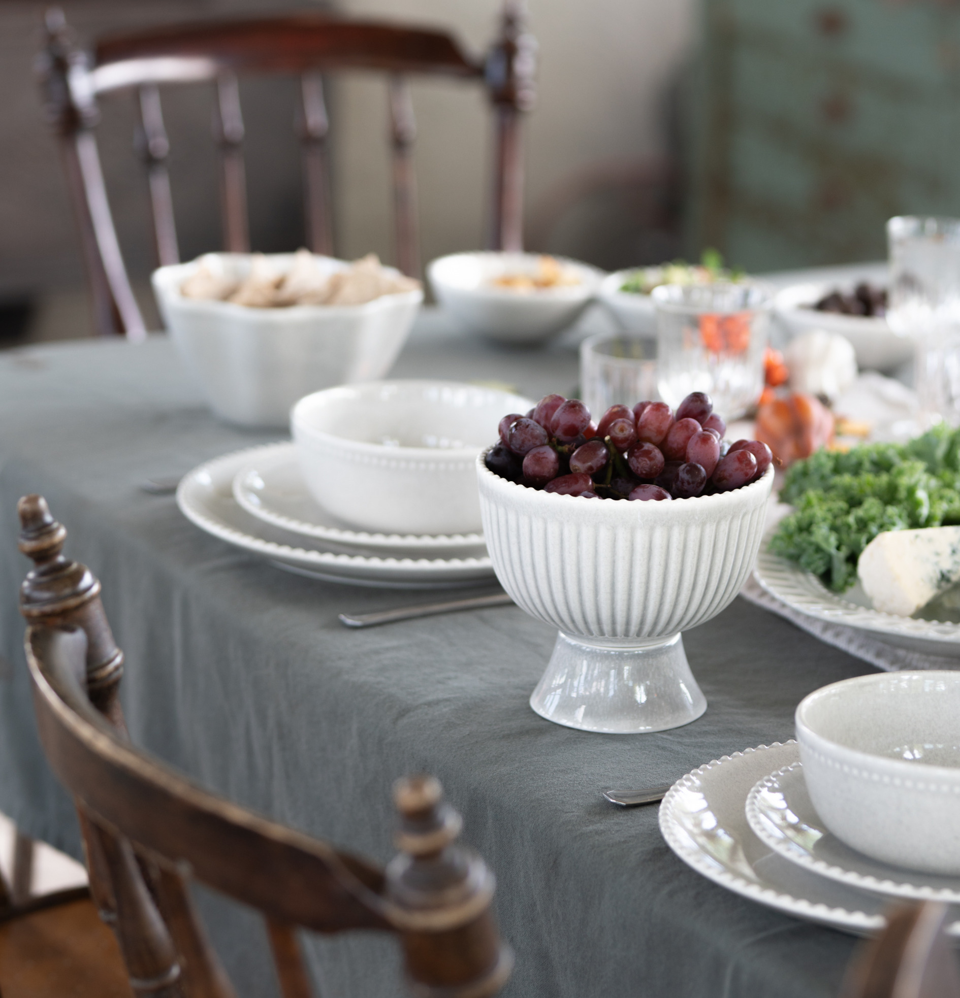 Skål på Fot Ellie Shell A Lot Decoration Skålar att äta ur tilltugg Såskannor/Vispskål servering Matlådor