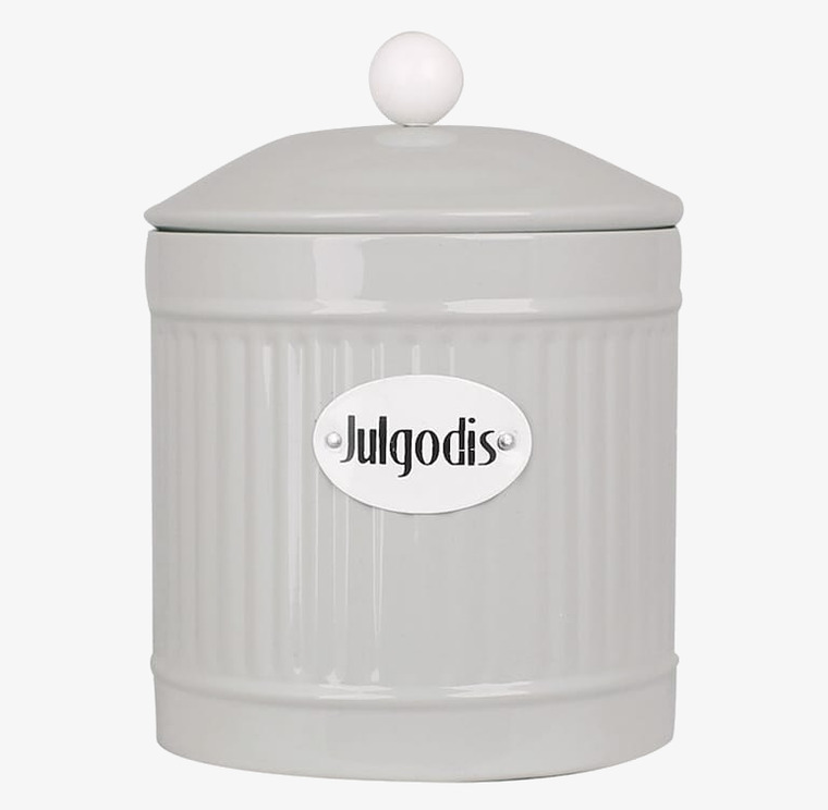 Plåtburk Hugo Julgodis Beige Strömshaga Plåtburkar Metallburkar