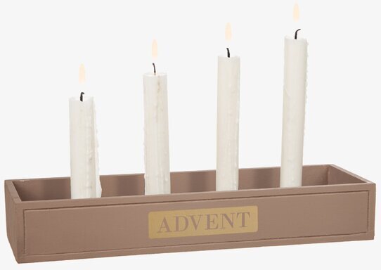 Ljusstake Advent Brun Different Design Ljusstakar Adventsstakar Ljushållare Ljushyllor