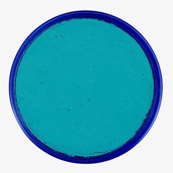 Bild av ansiktsfärg i intensiv medelhavsblå nyans