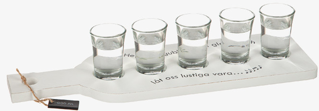 Träbricka Snaps Jul Different Design Övrig prydnad/dekoration för inredning innemiljö