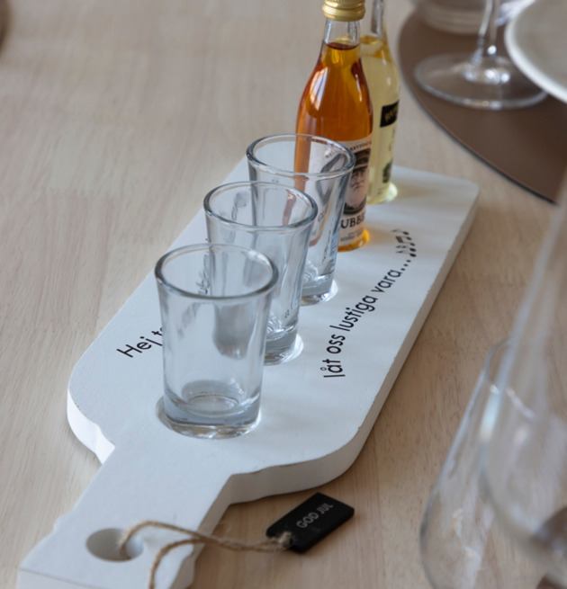 Träbricka Snaps Jul Different Design Övrig prydnad/dekoration för inredning innemiljö