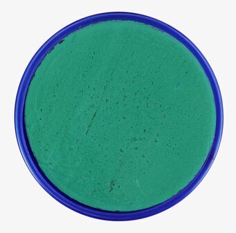 Bild av kompakt ansiktsfärg i teal med matt finish