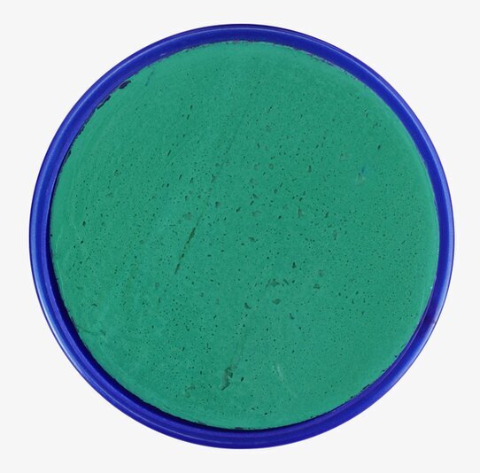 Bild av kompakt ansiktsfärg i teal med matt finish