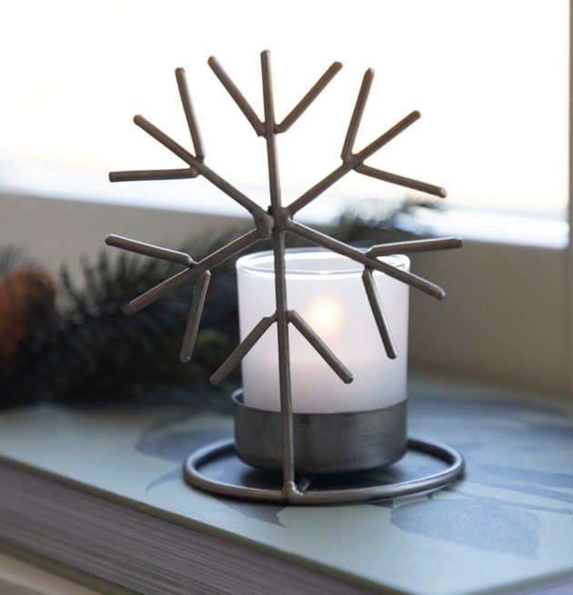 Ljuslykta Snöflinga Smide Different Design Ljusstakar Adventsstakar Ljushållare Ljushyllor