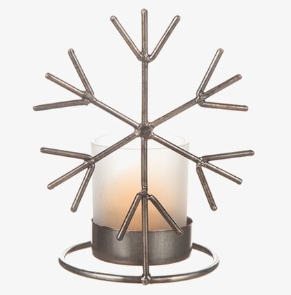 Ljuslykta Snöflinga Smide Different Design Ljusstakar Adventsstakar Ljushållare Ljushyllor