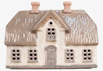 Ljuslykta Hus Creme Det Gamle Apotek Lyktor Endless Light Ljuslyktor