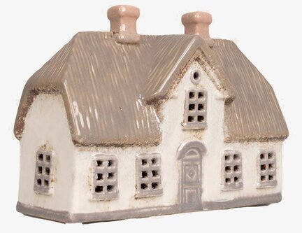 Ljuslykta Hus Creme Det Gamle Apotek Lyktor Endless Light Ljuslyktor