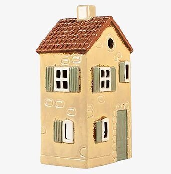 Ljuslykta Hus Beige Det Gamle Apotek Lyktor Endless Light Ljuslyktor