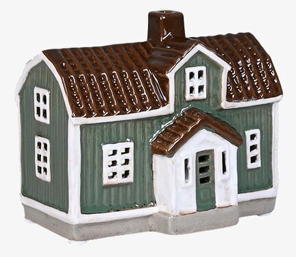 Ljuslykta Hus Grön Det Gamle Apotek Lyktor Endless Light Ljuslyktor