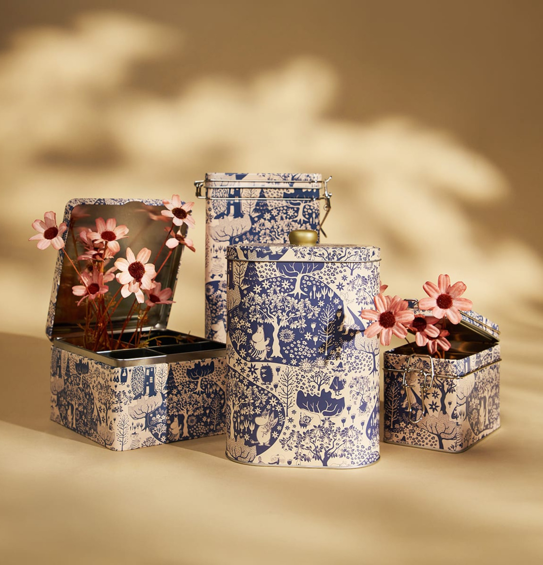 Plåtburk Mumin Park Oval Kaffe Moomin by Martinex Plåtburkar Metallburkar