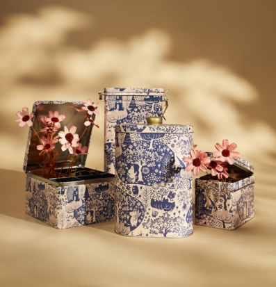 Plåtburk Mumin Park Oval Kaffe Moomin by Martinex Plåtburkar Metallburkar