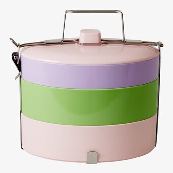 Bild av färgglad och funktionell lunchlåda i lager