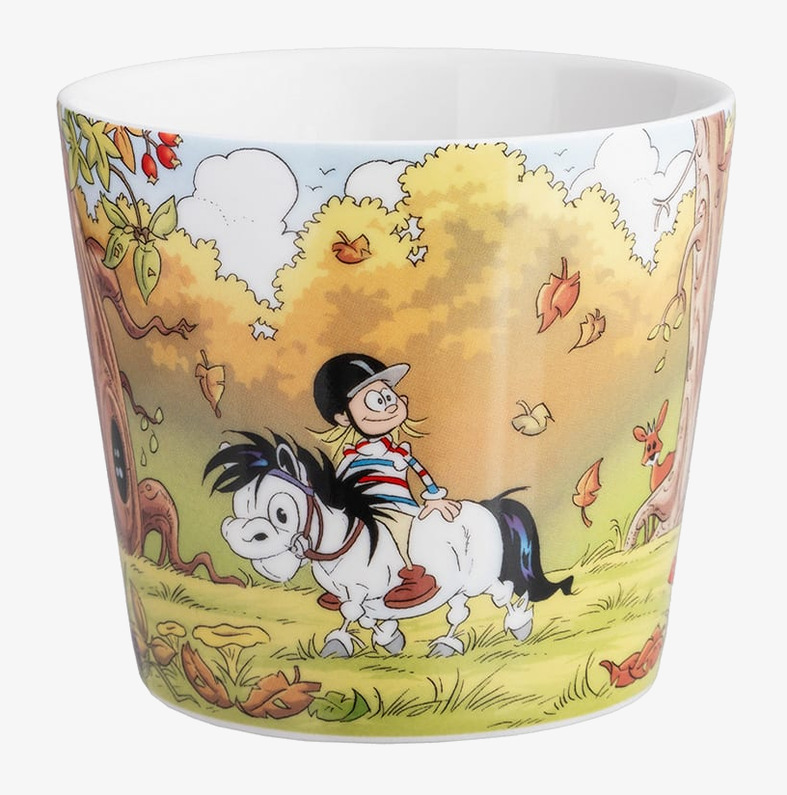 Hästen Mulle Mugg Löv Lena Furberg by Martinex Muggar/koppar i porslin, keramik, papper eller biologiskt material