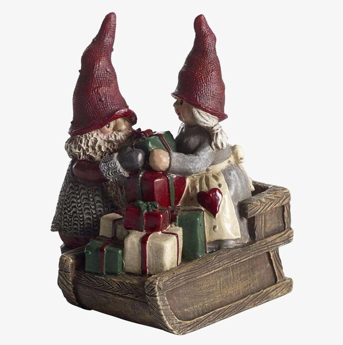 Tomten Håkan & Stina Med Släde från Nääsgränsgården