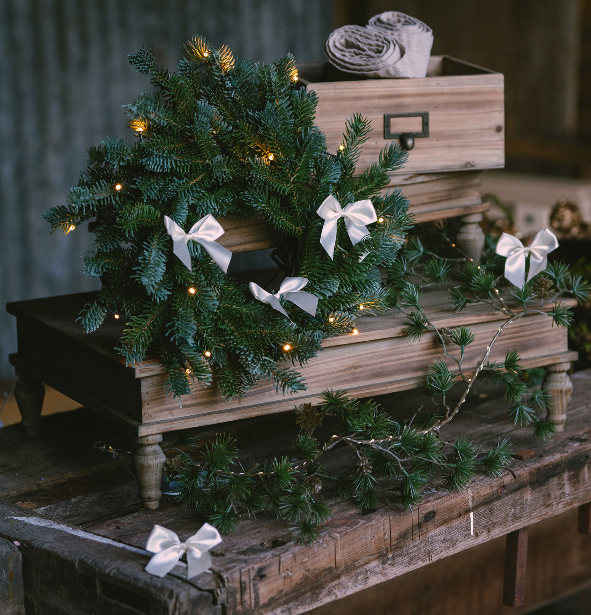 Krans Gran LED-ljus A Lot Decoration Övrig prydnad/dekoration för inredning innemiljö