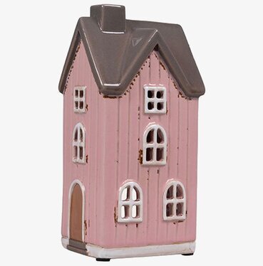 Ljuslykta Hus Rosa Det Gamle Apotek Lyktor Endless Light Ljuslyktor