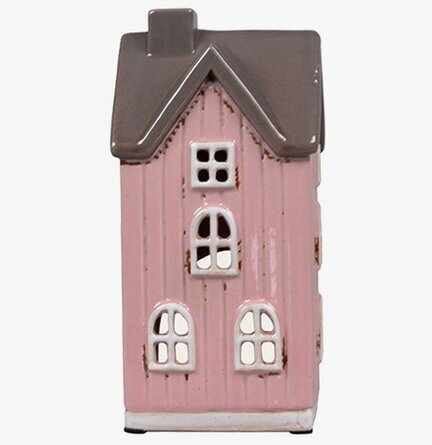 Ljuslykta Hus Rosa Det Gamle Apotek Lyktor Endless Light Ljuslyktor